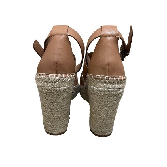 Treasure & Bond Sannibel Platform
Wedge Sandals Shoes in Tan Leather size US 9 - Picture 6 of 7